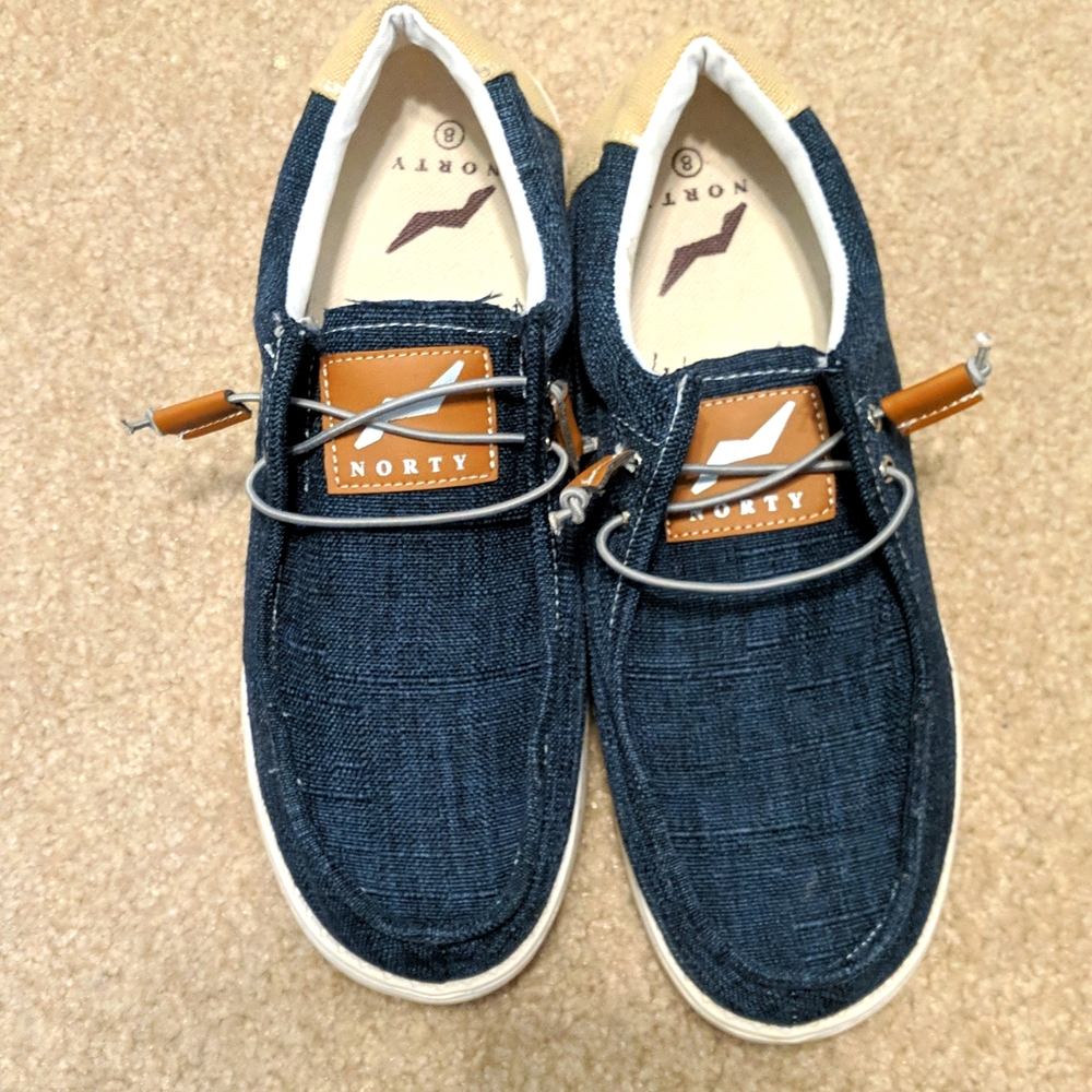 Norty men's size 8 slip on shoes